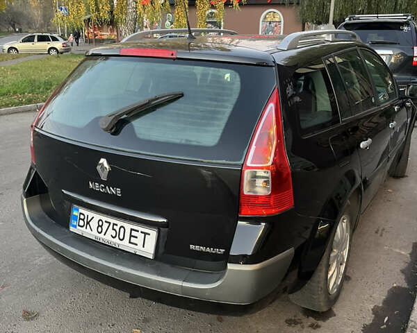 Черный Рено Меган, объемом двигателя 1.6 л и пробегом 264 тыс. км за 3700 $, фото 1 на Automoto.ua