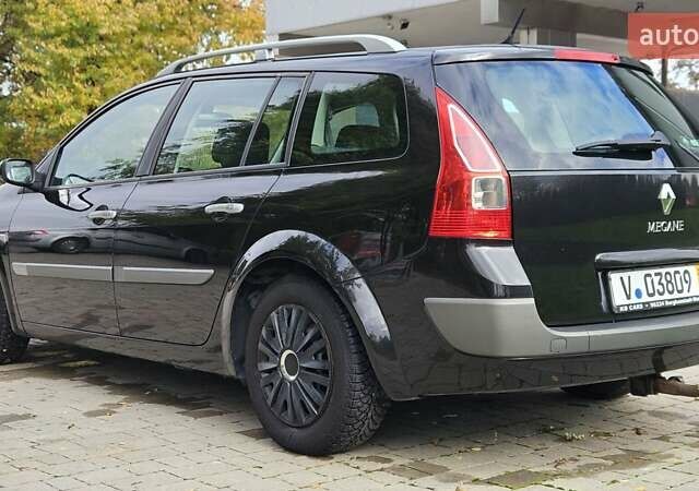Черный Рено Меган, объемом двигателя 1.6 л и пробегом 199 тыс. км за 4850 $, фото 1 на Automoto.ua