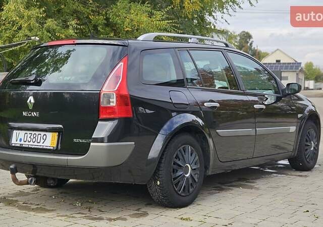Черный Рено Меган, объемом двигателя 1.6 л и пробегом 199 тыс. км за 4850 $, фото 9 на Automoto.ua