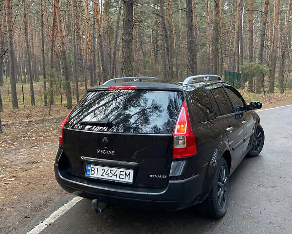 Черный Рено Меган, объемом двигателя 1.6 л и пробегом 326 тыс. км за 4900 $, фото 4 на Automoto.ua