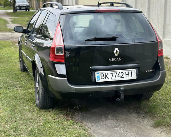 Рено Меган 2006 в Ровно на Automoto.ua Черный Рено Меган, объемом двигателя 1.87 л и пробегом 405 тыс. км за 4950 $, фото 7 на Automoto.ua