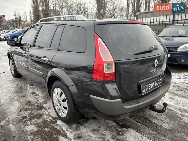 Черный Рено Меган, объемом двигателя 1.6 л и пробегом 217 тыс. км за 6100 $, фото 11 на Automoto.ua