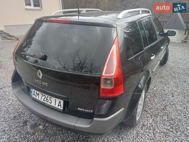 Черный Рено Меган, объемом двигателя 2 л и пробегом 314 тыс. км за 4900 $, фото 3 на Automoto.ua