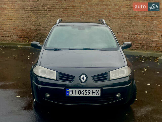 Рено Меган 2007 в Полтаве на Automoto.ua Черный Рено Меган, объемом двигателя 1.6 л и пробегом 266 тыс. км за 4800 $, фото 1 на Automoto.ua