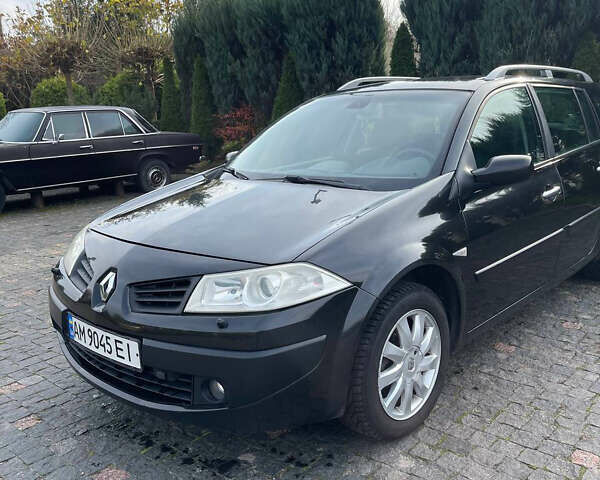 Черный Рено Меган, объемом двигателя 1.6 л и пробегом 235 тыс. км за 4200 $, фото 12 на Automoto.ua