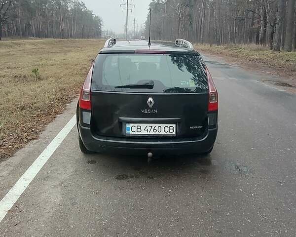 Черный Рено Меган, объемом двигателя 1.6 л и пробегом 258 тыс. км за 4900 $, фото 5 на Automoto.ua