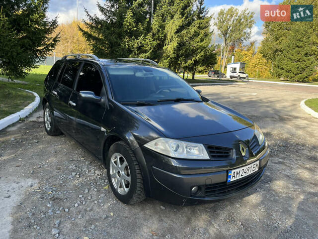 Рено Меган 2007 в Бердичеве на Automoto.ua Черный Рено Меган, объемом двигателя 1.6 л и пробегом 212 тыс. км за 4999 $, фото 1 на Automoto.ua