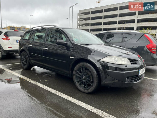 Черный Рено Меган, объемом двигателя 2 л и пробегом 240 тыс. км за 6300 $, фото 2 на Automoto.ua