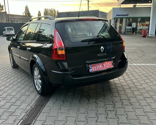 Черный Рено Меган, объемом двигателя 1.6 л и пробегом 209 тыс. км за 5699 $, фото 9 на Automoto.ua