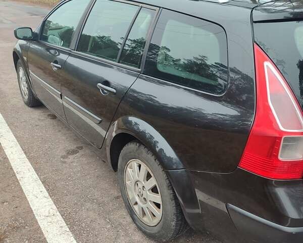 Черный Рено Меган, объемом двигателя 1.6 л и пробегом 258 тыс. км за 4900 $, фото 4 на Automoto.ua