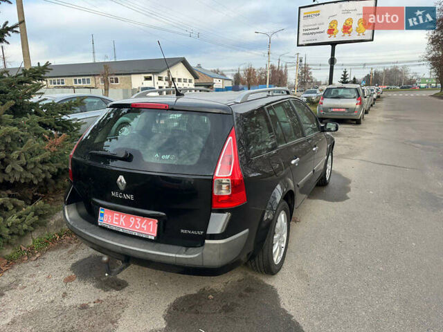Черный Рено Меган, объемом двигателя 1.6 л и пробегом 167 тыс. км за 4650 $, фото 3 на Automoto.ua