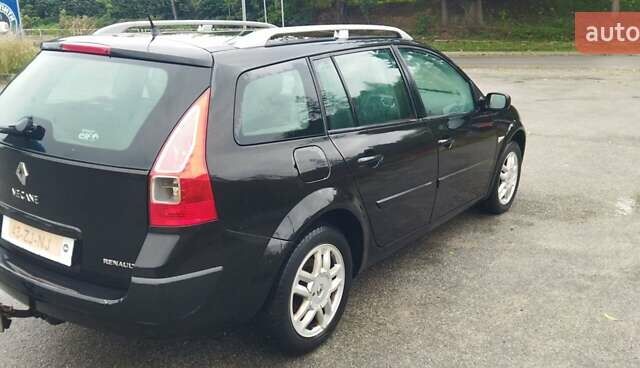 Черный Рено Меган, объемом двигателя 1.6 л и пробегом 263 тыс. км за 4700 $, фото 2 на Automoto.ua