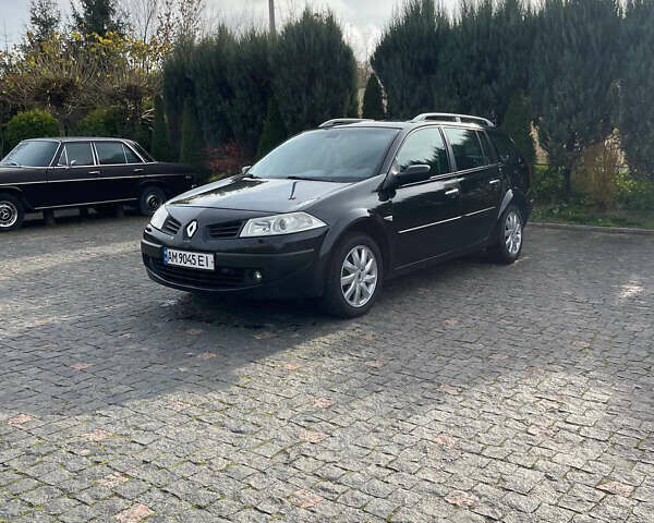 Черный Рено Меган, объемом двигателя 1.6 л и пробегом 235 тыс. км за 4200 $, фото 9 на Automoto.ua