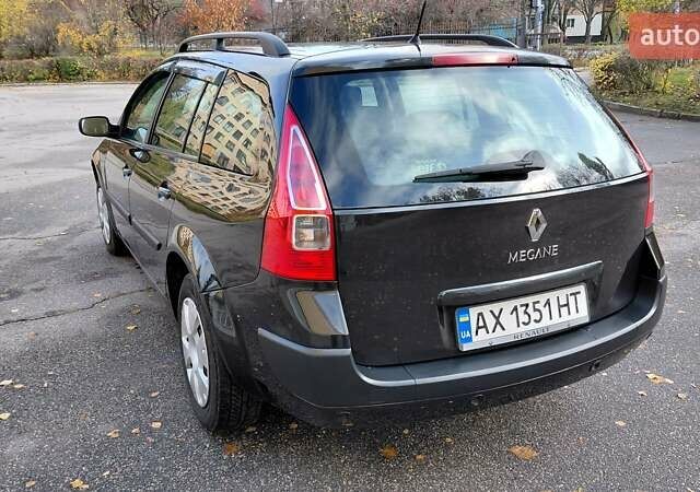 Черный Рено Меган, объемом двигателя 1.6 л и пробегом 235 тыс. км за 4850 $, фото 11 на Automoto.ua
