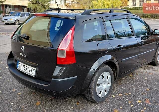 Черный Рено Меган, объемом двигателя 1.6 л и пробегом 235 тыс. км за 4850 $, фото 15 на Automoto.ua