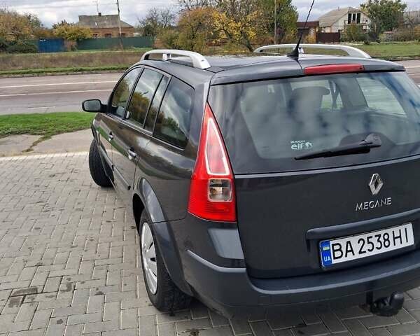 Рено Меган 2008 у Кропивницькому (Кіровограді) на Automoto.ua Чорний Рено Меган, об'ємом двигуна 1.6 л та пробігом 227 тис. км за 6200 $, фото 1 на Automoto.ua