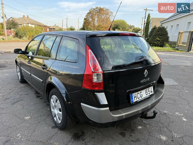 Черный Рено Меган, объемом двигателя 1.6 л и пробегом 210 тыс. км за 5950 $, фото 7 на Automoto.ua