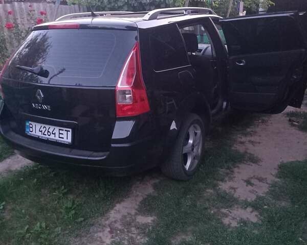 Черный Рено Меган, объемом двигателя 1.6 л и пробегом 320 тыс. км за 5500 $, фото 4 на Automoto.ua