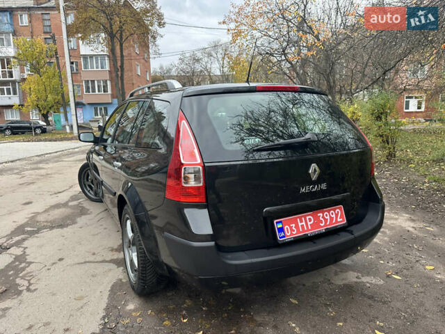 Черный Рено Меган, объемом двигателя 1.6 л и пробегом 212 тыс. км за 6600 $, фото 13 на Automoto.ua