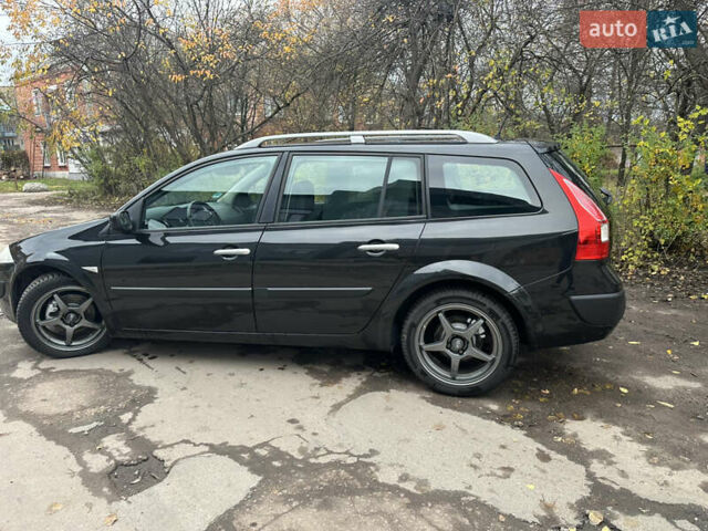 Черный Рено Меган, объемом двигателя 1.6 л и пробегом 212 тыс. км за 6600 $, фото 19 на Automoto.ua