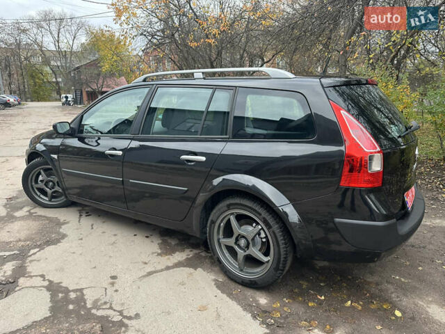 Черный Рено Меган, объемом двигателя 1.6 л и пробегом 212 тыс. км за 6600 $, фото 17 на Automoto.ua