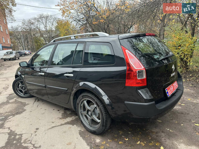 Черный Рено Меган, объемом двигателя 1.6 л и пробегом 212 тыс. км за 6600 $, фото 15 на Automoto.ua