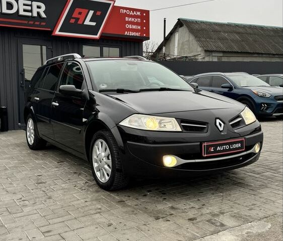 Черный Рено Меган, объемом двигателя 1.6 л и пробегом 160 тыс. км за 6300 $, фото 1 на Automoto.ua