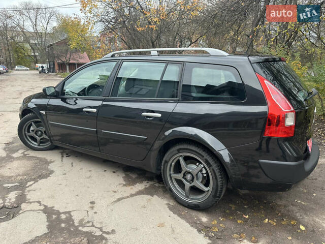 Черный Рено Меган, объемом двигателя 1.6 л и пробегом 212 тыс. км за 6600 $, фото 18 на Automoto.ua