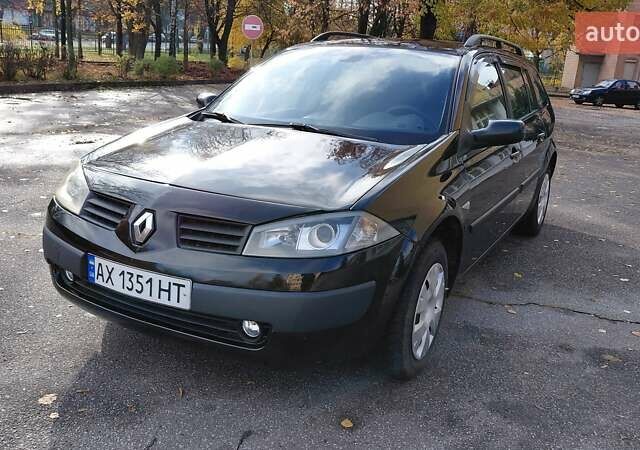 Черный Рено Меган, объемом двигателя 1.6 л и пробегом 235 тыс. км за 4850 $, фото 5 на Automoto.ua