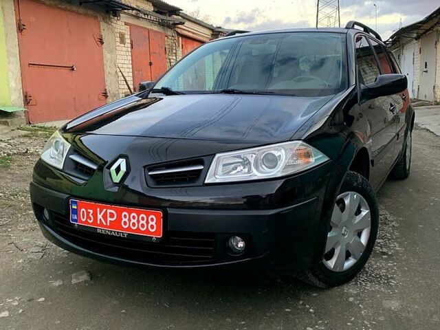 Черный Рено Меган, объемом двигателя 1.6 л и пробегом 185 тыс. км за 6199 $, фото 2 на Automoto.ua