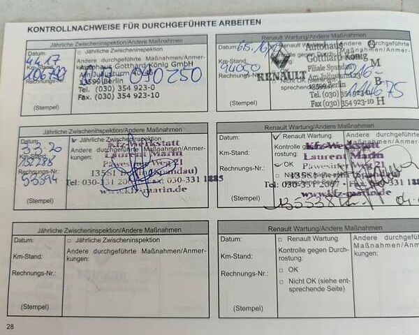 Черный Рено Меган, объемом двигателя 1.6 л и пробегом 196 тыс. км за 5800 $, фото 40 на Automoto.ua