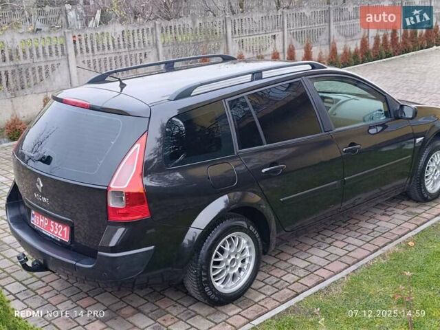 Черный Рено Меган, объемом двигателя 1.6 л и пробегом 219 тыс. км за 4650 $, фото 13 на Automoto.ua