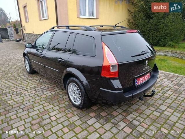 Черный Рено Меган, объемом двигателя 1.6 л и пробегом 220 тыс. км за 4600 $, фото 13 на Automoto.ua