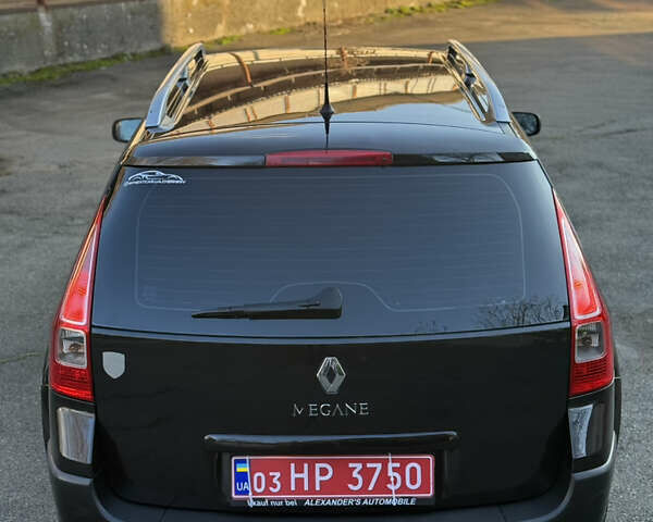 Черный Рено Меган, объемом двигателя 1.6 л и пробегом 200 тыс. км за 6200 $, фото 4 на Automoto.ua