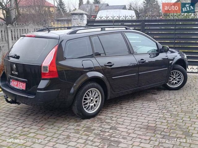 Черный Рено Меган, объемом двигателя 1.6 л и пробегом 219 тыс. км за 4650 $, фото 3 на Automoto.ua