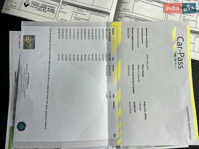 Чорний Рено Меган, об'ємом двигуна 1.6 л та пробігом 200 тис. км за 6400 $, фото 9 на Automoto.ua