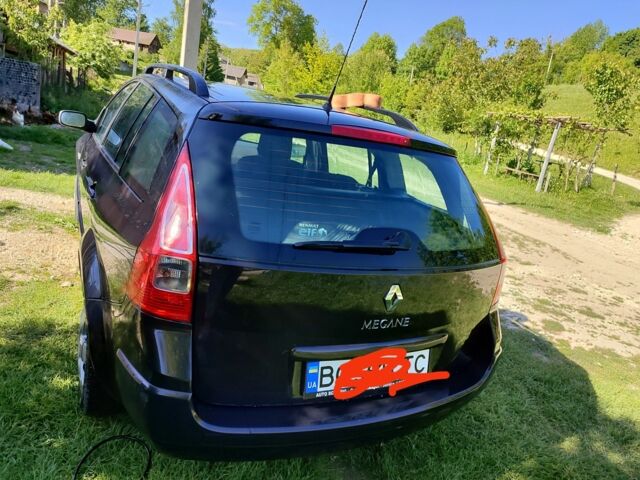 Черный Рено Меган, объемом двигателя 1.6 л и пробегом 190 тыс. км за 5800 $, фото 5 на Automoto.ua