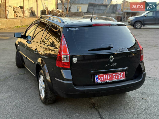 Черный Рено Меган, объемом двигателя 1.6 л и пробегом 200 тыс. км за 6200 $, фото 2 на Automoto.ua
