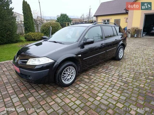 Черный Рено Меган, объемом двигателя 1.6 л и пробегом 220 тыс. км за 4600 $, фото 12 на Automoto.ua