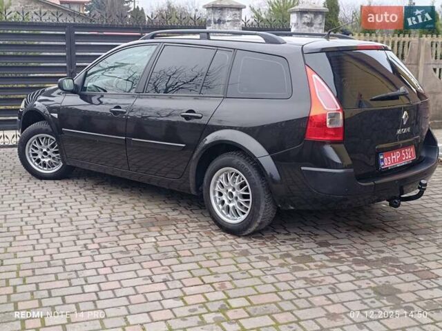 Черный Рено Меган, объемом двигателя 1.6 л и пробегом 219 тыс. км за 4650 $, фото 8 на Automoto.ua