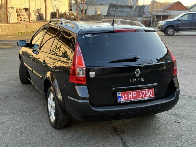 Черный Рено Меган, объемом двигателя 1.6 л и пробегом 200 тыс. км за 6200 $, фото 1 на Automoto.ua