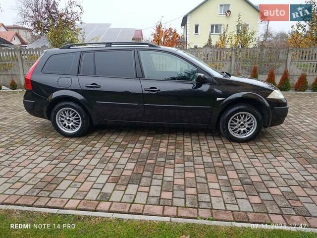 Черный Рено Меган, объемом двигателя 1.6 л и пробегом 220 тыс. км за 4600 $, фото 16 на Automoto.ua