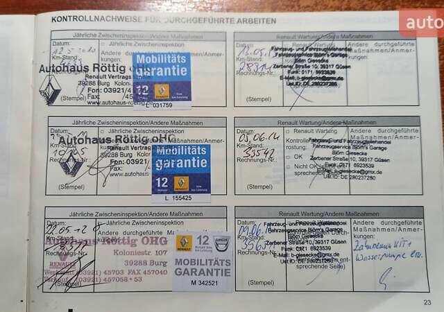 Черный Рено Меган, объемом двигателя 1.6 л и пробегом 206 тыс. км за 5999 $, фото 33 на Automoto.ua