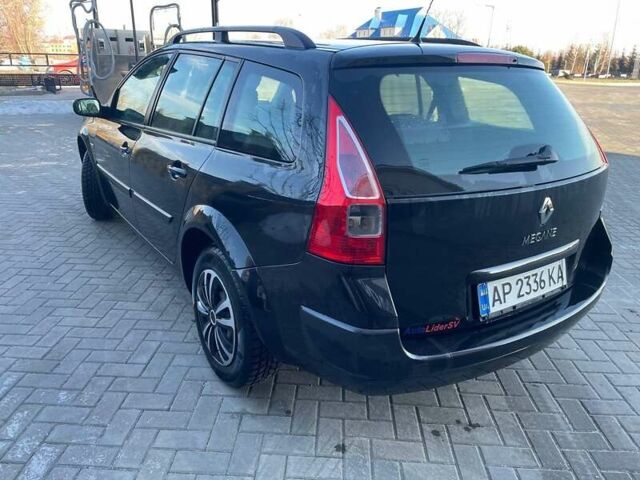 Черный Рено Меган, объемом двигателя 1.6 л и пробегом 257 тыс. км за 5100 $, фото 1 на Automoto.ua