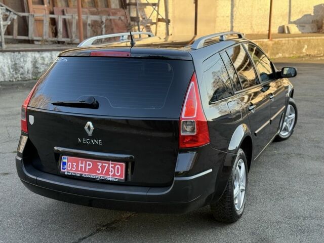 Черный Рено Меган, объемом двигателя 1.6 л и пробегом 200 тыс. км за 6200 $, фото 2 на Automoto.ua