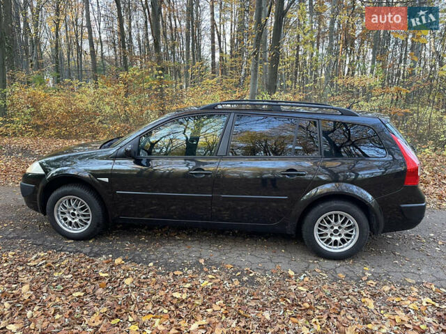 Черный Рено Меган, объемом двигателя 1.6 л и пробегом 219 тыс. км за 4599 $, фото 10 на Automoto.ua