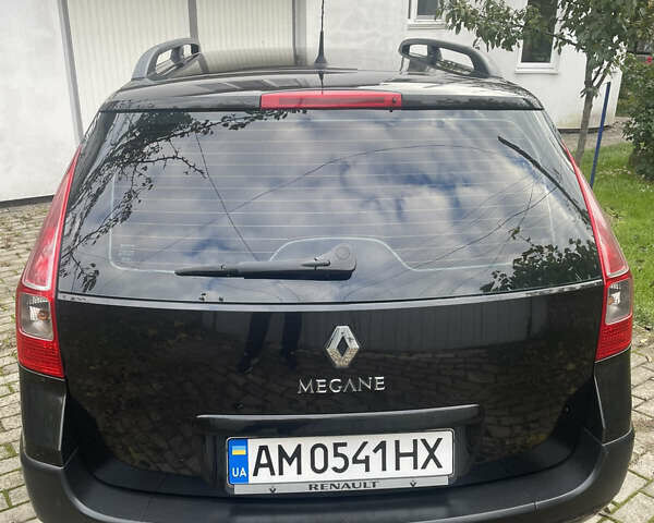 Черный Рено Меган, объемом двигателя 1.6 л и пробегом 196 тыс. км за 5950 $, фото 4 на Automoto.ua