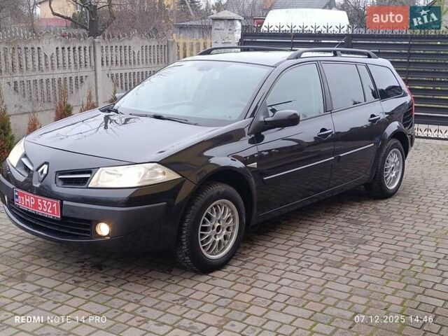 Черный Рено Меган, объемом двигателя 1.6 л и пробегом 219 тыс. км за 4650 $, фото 9 на Automoto.ua