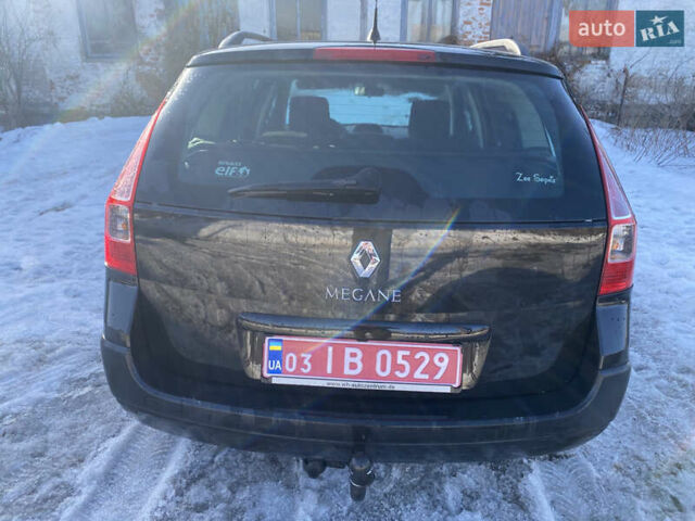 Черный Рено Меган, объемом двигателя 1.6 л и пробегом 201 тыс. км за 6100 $, фото 8 на Automoto.ua