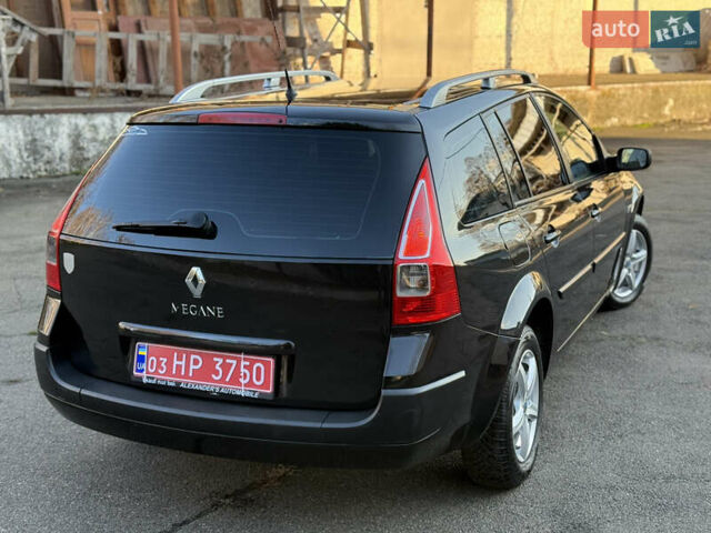 Черный Рено Меган, объемом двигателя 1.6 л и пробегом 200 тыс. км за 6200 $, фото 5 на Automoto.ua